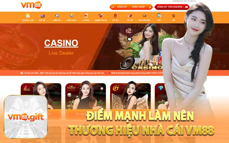 Điểm Mạnh Làm Nên Thương Hiệu Nhà Cái VM88